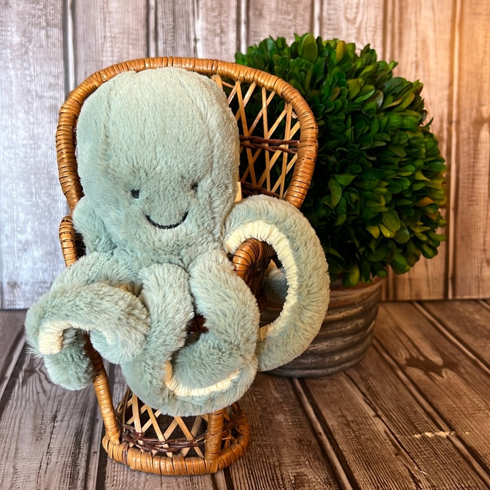JELLYCAT Small Storm Octopus Stuffed Animal Approx 7”